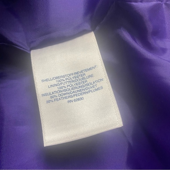 Lands’ End Purple Down Zip Up Puffer Vest Size M - Picture 7 of 7